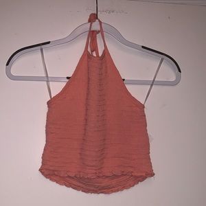 pink halter top